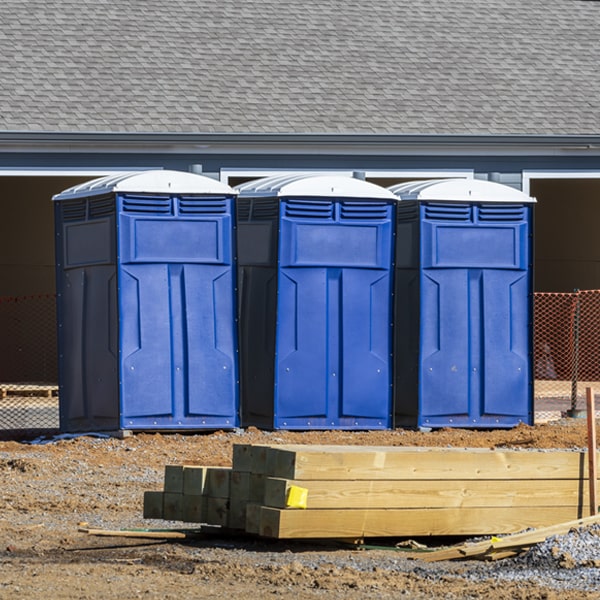 how often are the porta potties cleaned and serviced during a rental period in Rich Creek VA